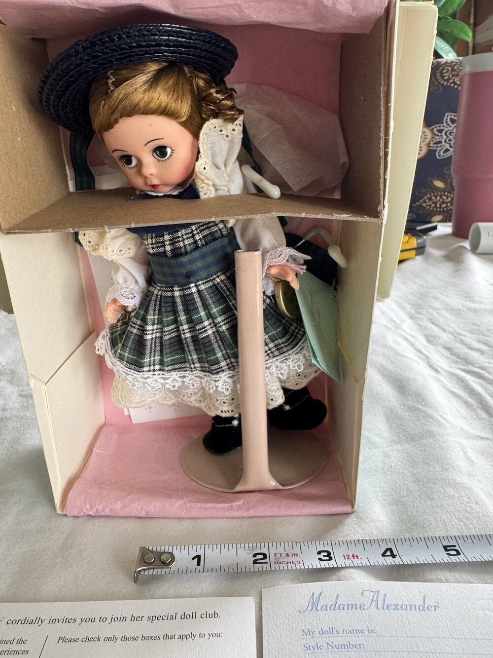 Vintage Madame Alexander; Mary Lennox; Mint In Box With Collector Registration